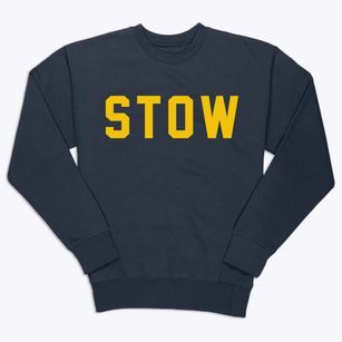 Stow Maine Classic Block Premium Crewneck Sweatshirt