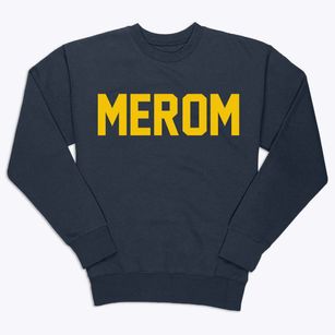 Merom Indiana Classic Block Premium Crewneck Sweatshirt