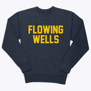 Flowing Wells Arizona Classic Block Premium Crewneck Sweatshirt