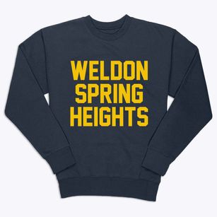 Weldon Spring Heights Missouri Classic Block Premium Crewneck Sweatshirt