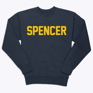 Spencer Iowa Classic Block Premium Crewneck Sweatshirt