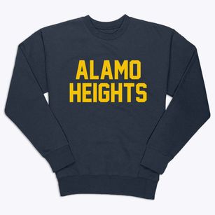 Alamo Heights Texas Classic Block Premium Crewneck Sweatshirt