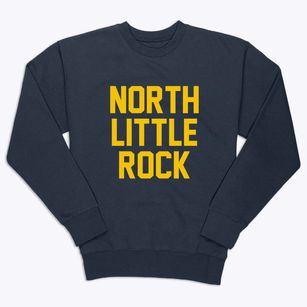 North Little Rock Arkansas Classic Block Premium Crewneck Sweatshirt