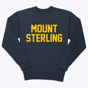 Mount Sterling Kentucky Classic Block Premium Crewneck Sweatshirt