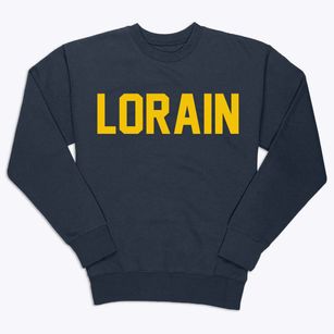 Lorain Ohio Classic Block Premium Crewneck Sweatshirt