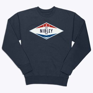 Nibley Utah Diamond Star Premium Crewneck Sweatshirt