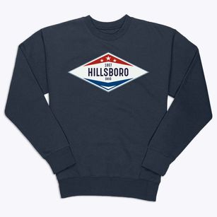 Hillsboro Ohio Diamond Star Premium Crewneck Sweatshirt