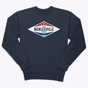 Noblesville Indiana Diamond Star Premium Crewneck Sweatshirt