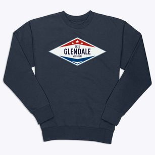 Glendale Missouri Diamond Star Premium Crewneck Sweatshirt