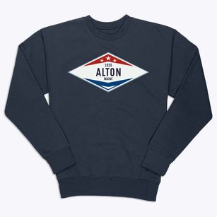 Alton Maine Diamond Star Premium Crewneck Sweatshirt