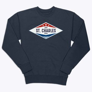 St. Charles Idaho Diamond Star Premium Crewneck Sweatshirt