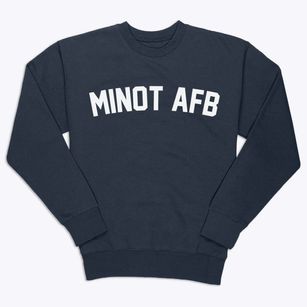 Minot Afb North Dakota Classic Curve Premium Crewneck Sweatshirt