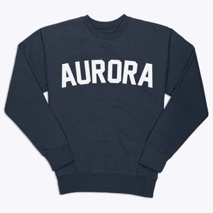 Aurora Illinois Classic Curve Premium Crewneck Sweatshirt