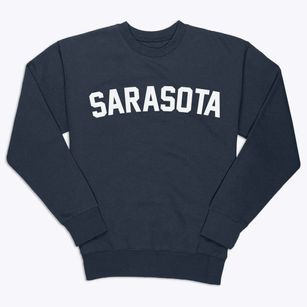 Sarasota Florida Classic Curve Premium Crewneck Sweatshirt