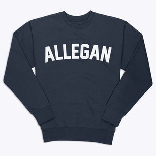 Allegan Michigan Classic Curve Premium Crewneck Sweatshirt