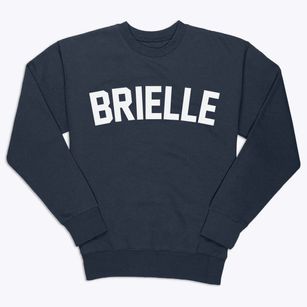 Brielle New Jersey Classic Curve Premium Crewneck Sweatshirt