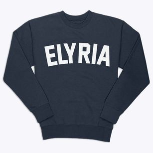 Elyria Ohio Classic Curve Premium Crewneck Sweatshirt