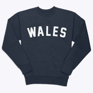 Wales Massachusetts Classic Curve Premium Crewneck Sweatshirt