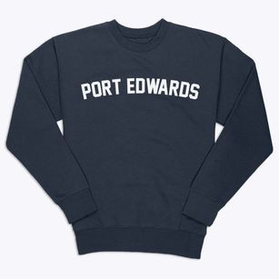 Port Edwards Wisconsin Classic Curve Premium Crewneck Sweatshirt