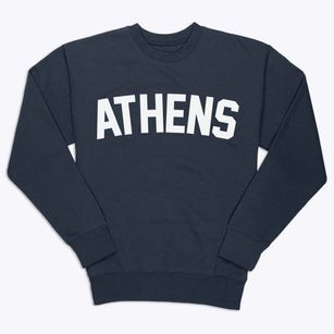 Athens Maine Classic Curve Premium Crewneck Sweatshirt