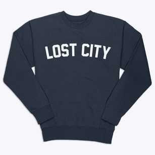 Lost City Oklahoma Classic Curve Premium Crewneck Sweatshirt