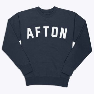 Afton Iowa Classic Curve Premium Crewneck Sweatshirt