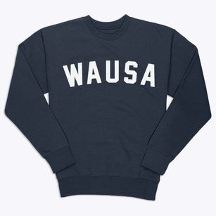 Wausa Nebraska Classic Curve Premium Crewneck Sweatshirt