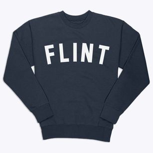 Flint Michigan Classic Curve Premium Crewneck Sweatshirt