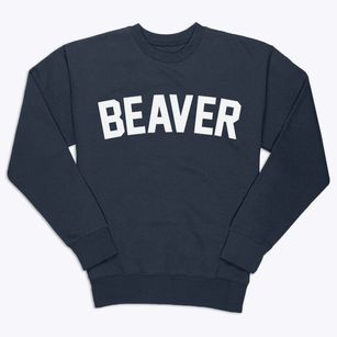 Beaver Oregon Classic Curve Premium Crewneck Sweatshirt