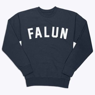Falun Kansas Classic Curve Premium Crewneck Sweatshirt