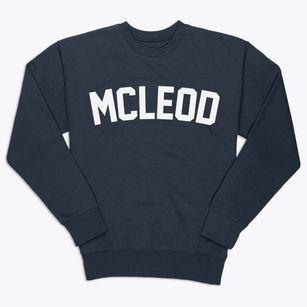Mcleod North Dakota Classic Curve Premium Crewneck Sweatshirt