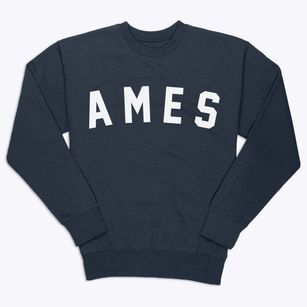 Ames Iowa Classic Curve Premium Crewneck Sweatshirt
