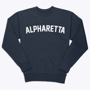 Alpharetta Georgia Classic Curve Premium Crewneck Sweatshirt