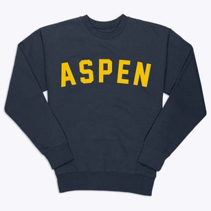 Aspen Colorado Classic Curve Premium Crewneck Sweatshirt