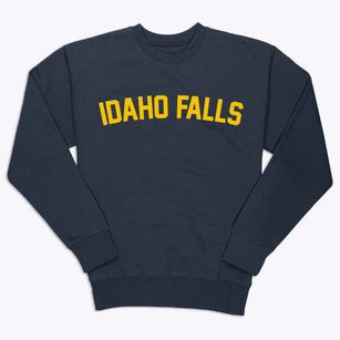 Idaho Falls Idaho Classic Curve Premium Crewneck Sweatshirt