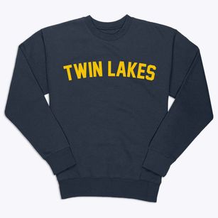 Twin Lakes Wisconsin Classic Curve Premium Crewneck Sweatshirt