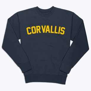 Corvallis Oregon Classic Curve Premium Crewneck Sweatshirt