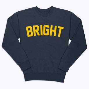 Bright Indiana Classic Curve Premium Crewneck Sweatshirt