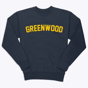 Greenwood Indiana Classic Curve Premium Crewneck Sweatshirt