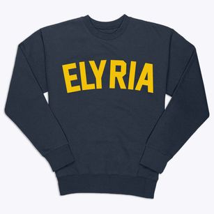 Elyria Ohio Classic Curve Premium Crewneck Sweatshirt