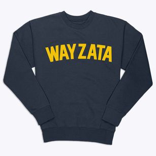 Wayzata Minnesota Classic Curve Premium Crewneck Sweatshirt