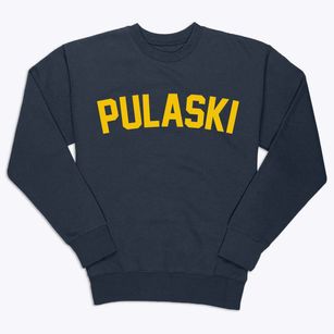 Pulaski Wisconsin Classic Curve Premium Crewneck Sweatshirt