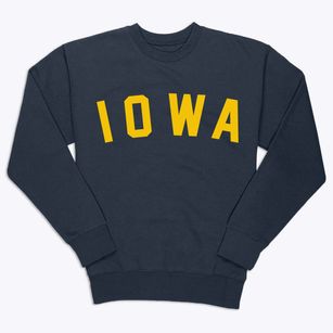 Iowa Louisiana Classic Curve Premium Crewneck Sweatshirt