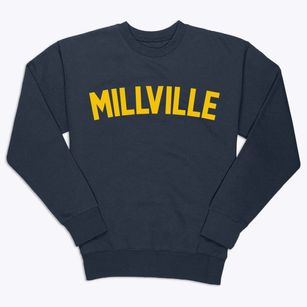 Millville Massachusetts Classic Curve Premium Crewneck Sweatshirt
