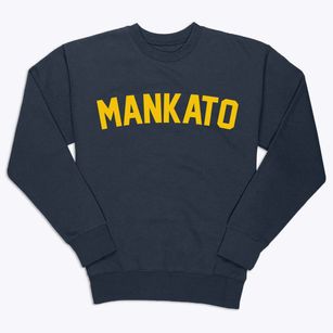 Mankato Minnesota Classic Curve Premium Crewneck Sweatshirt