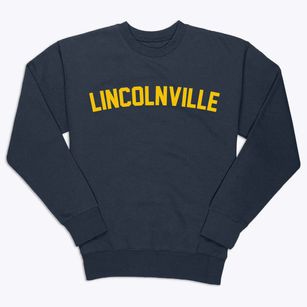 Lincolnville Maine Classic Curve Premium Crewneck Sweatshirt