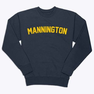 Mannington West Virginia Classic Curve Premium Crewneck Sweatshirt
