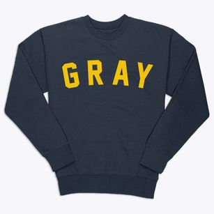 Gray Tennessee Classic Curve Premium Crewneck Sweatshirt