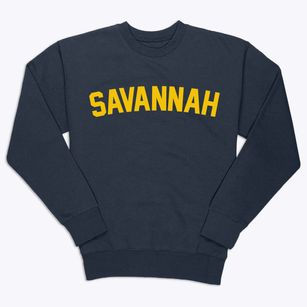 Savannah Georgia Classic Curve Premium Crewneck Sweatshirt