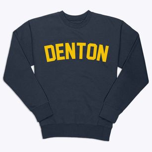 Denton North Carolina Classic Curve Premium Crewneck Sweatshirt